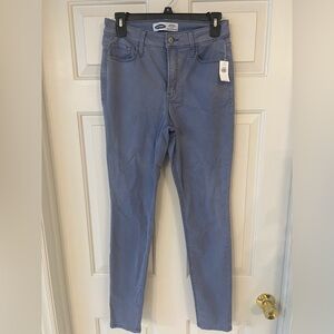 NWT Old Navy Blue Rockstar Skinny Jeans Size 6